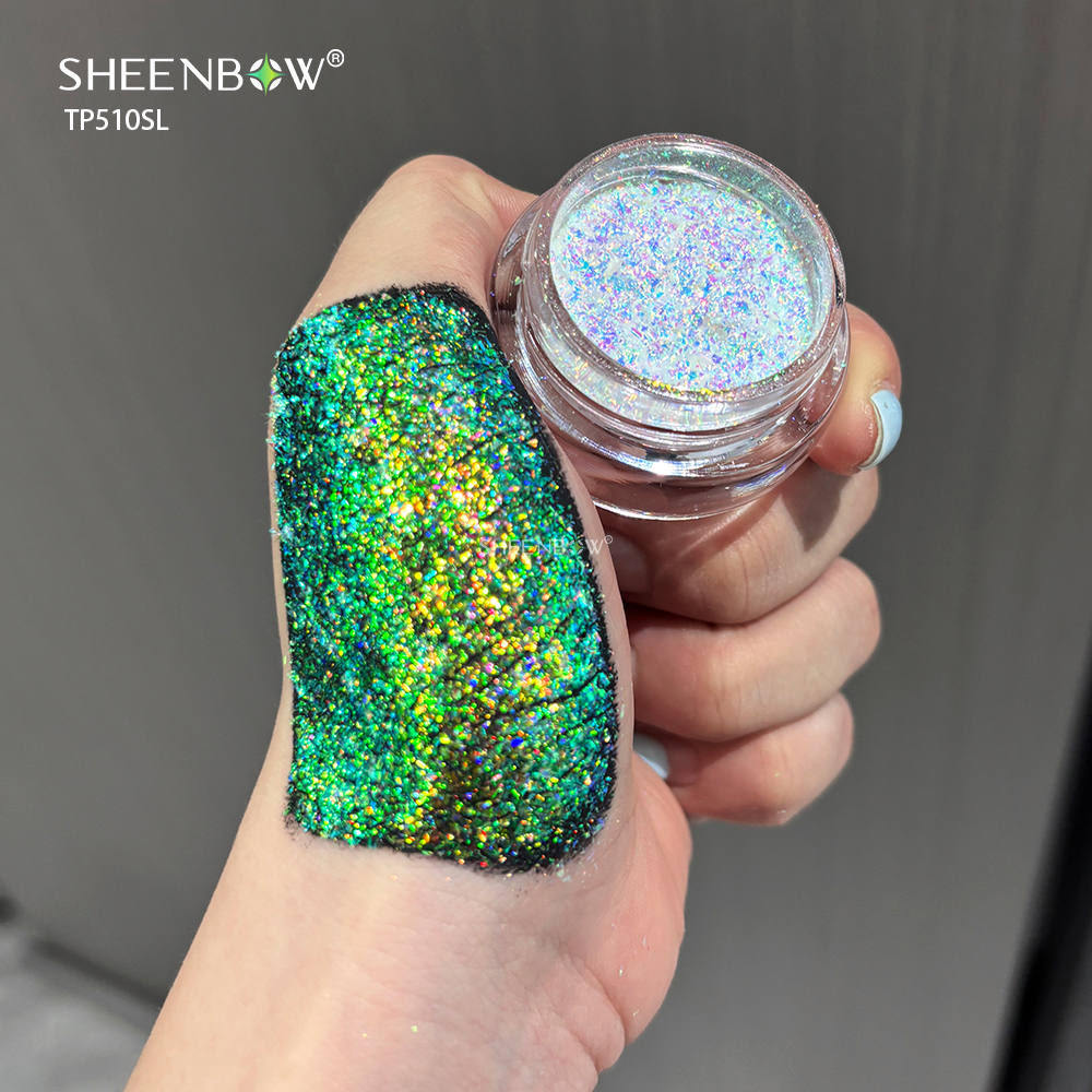 Aurora Chameleon Holographic for Makeup — Cosmetic Grade — aurora, chameleon, duochrome, holographic pigment