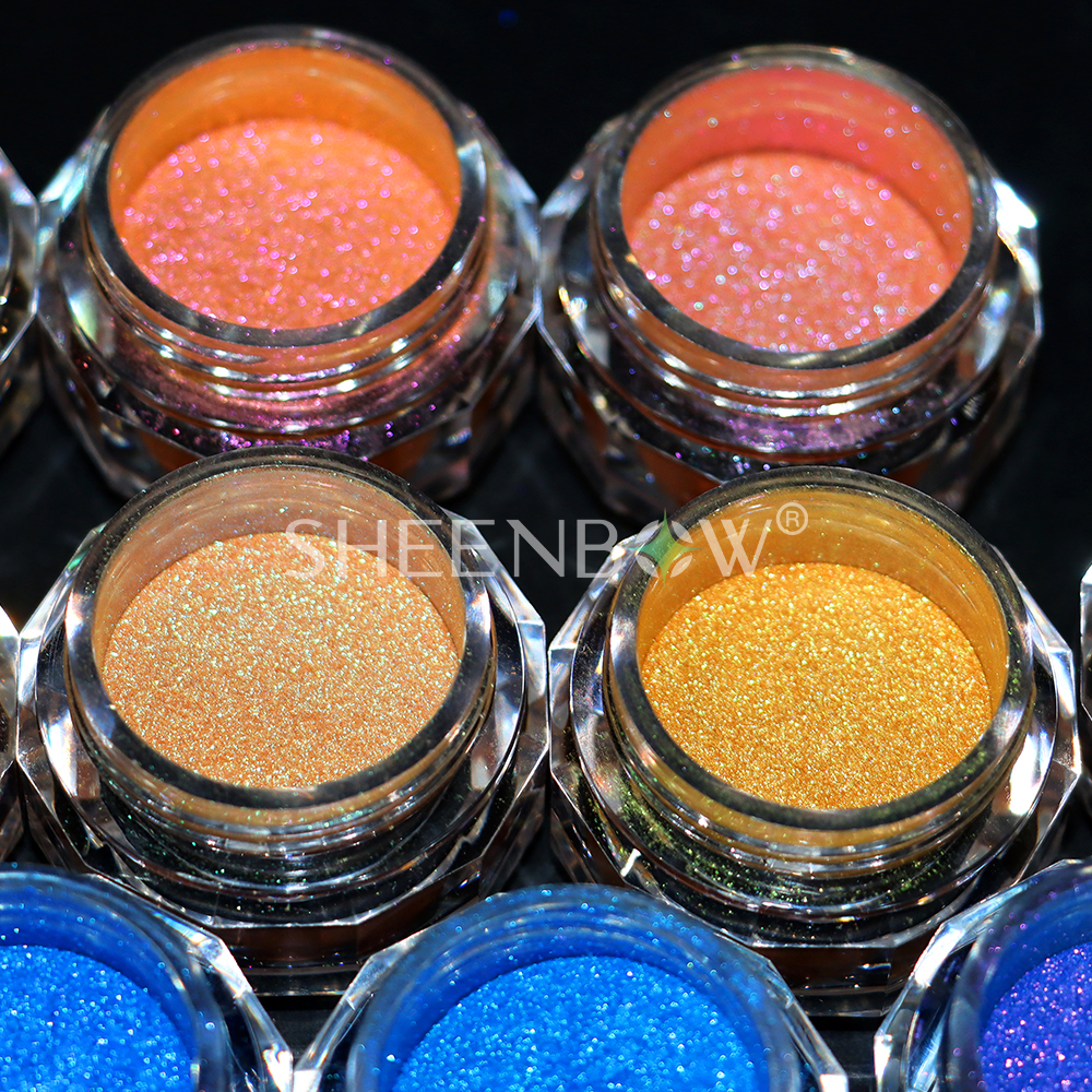 Color-Shifting Metallic Glitter for Makeup — Cosmetic Grade